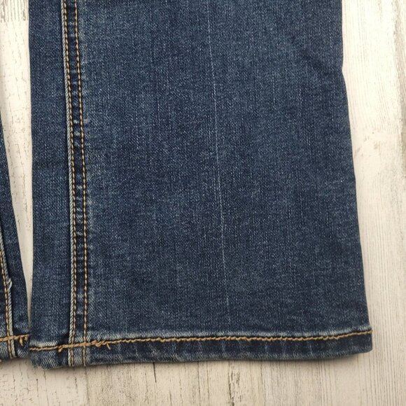 NWT Jessica Simpson Skinny Maternity Jeans Secret Fit Belly Blue Size XS - Picture 4 of 12